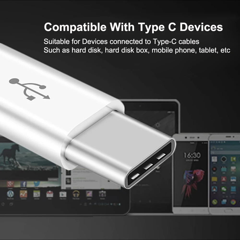 Адаптер VOXLINK с Micro Usb папа на Type-c usb Type c конвертер адаптер для зарядного устройства
