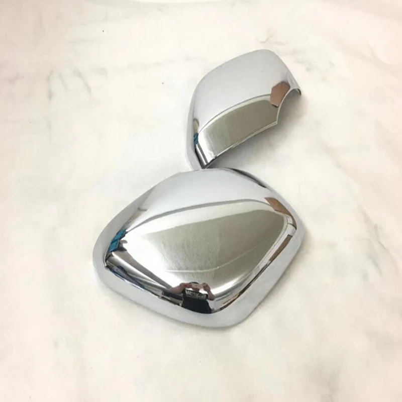 

2PCS ABS Chrome Car Side Door Rearview Mirror Protect Frame Cover Trim For Nissan Patrol Y62 Car Styling Auto Accessories
