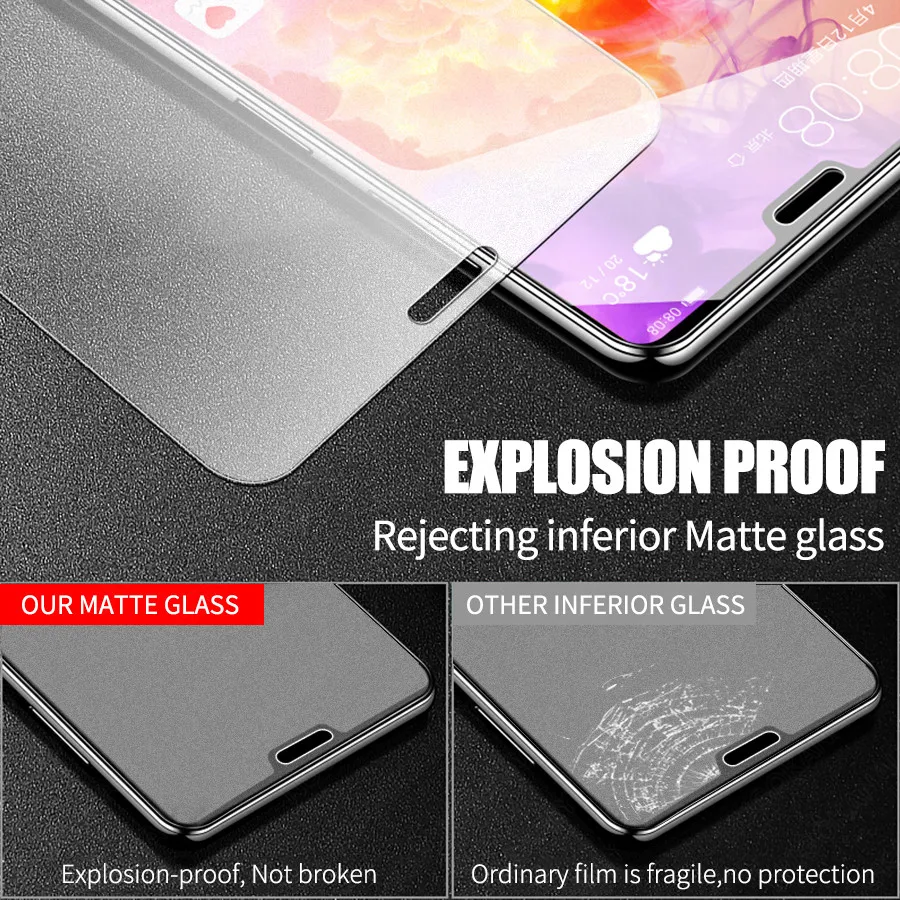 Матовый для huawei P30 P20 Pro Honor 8X10 P Smart Plus закаленное стекло mate 20 Lite Y9 2019 Защитная пленка