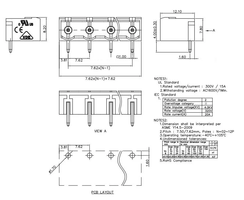 KF2EDGRC 7,62 2P~ 12P разъем PCB вставной TEMINAL блок 2EDGRC 7,62 мм 2PIN~ 12PIN GMSTBA 2,5G 1766233 PHOENIX контакт KEFA