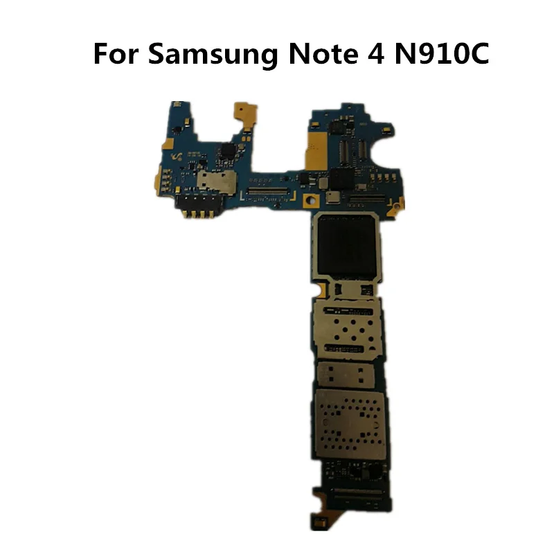 Полностью Рабочая оригинальная плата для Samsung Galaxy Note 4 N910C N910U материнская |
