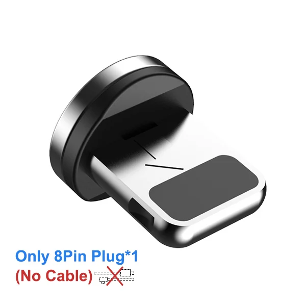 Only For iPhone Plug ACCEZZ Магнитный кабель Micro usb type C для iPhone X XS MAX XR 8 Магнитная Зарядка для samsung S10 Быстрая зарядка телефонный кабель шнур 2 м - Цвет: Only For iPhone Plug