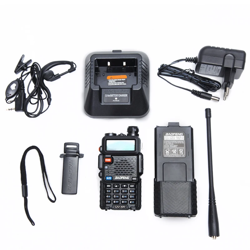4 шт. двусторонняя рация BaoFeng 3800 мАч VHF/UHF 136 174 и 400 520 МГц|Рации| |