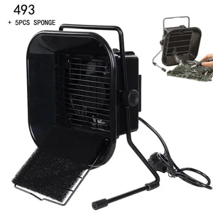 Поглотитель дыма, 220 В110 В, вилка ЕССША, 493, с 5 бесплатными губками для фильтра с активированным углем