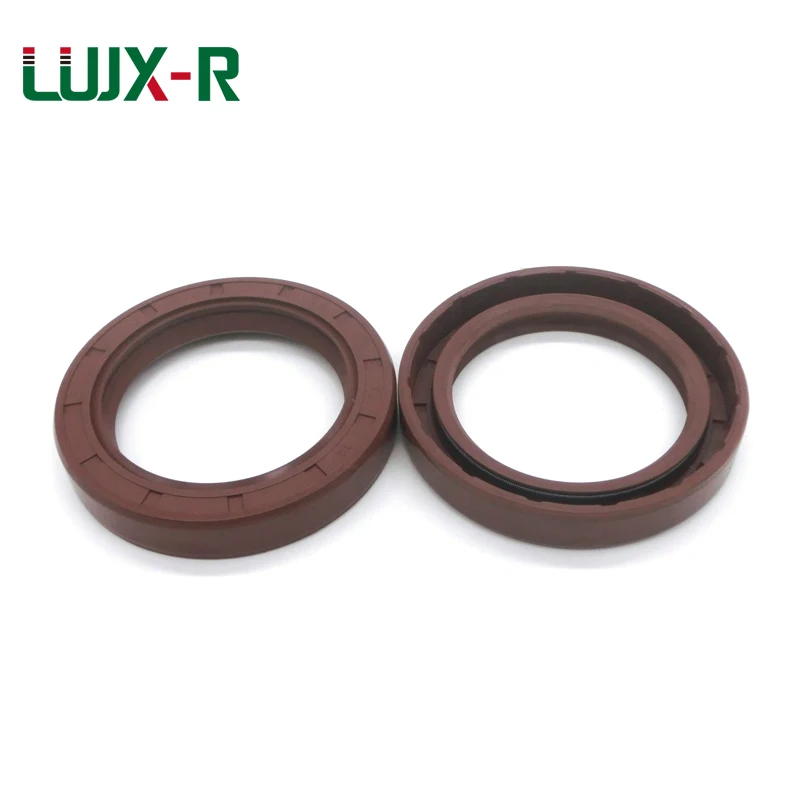 LUJX R TC уплотнение вала фтора скелет сальник коричневый FKM прокладка 6x24x 4/16x24x 7/16x24x5