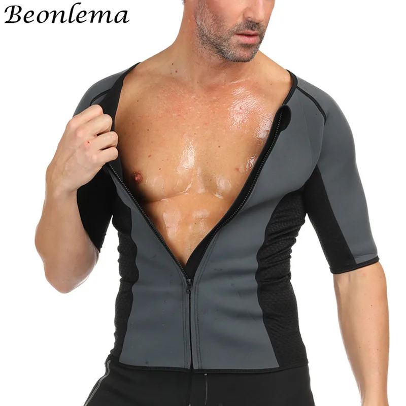 Beonlema Корректирующее белье для Для мужчин Neopreno Shaper Топ для спортзала спорта Homme животик редуктор Корректирующее белье Hombre коррекции фигуры на молнии Fajas