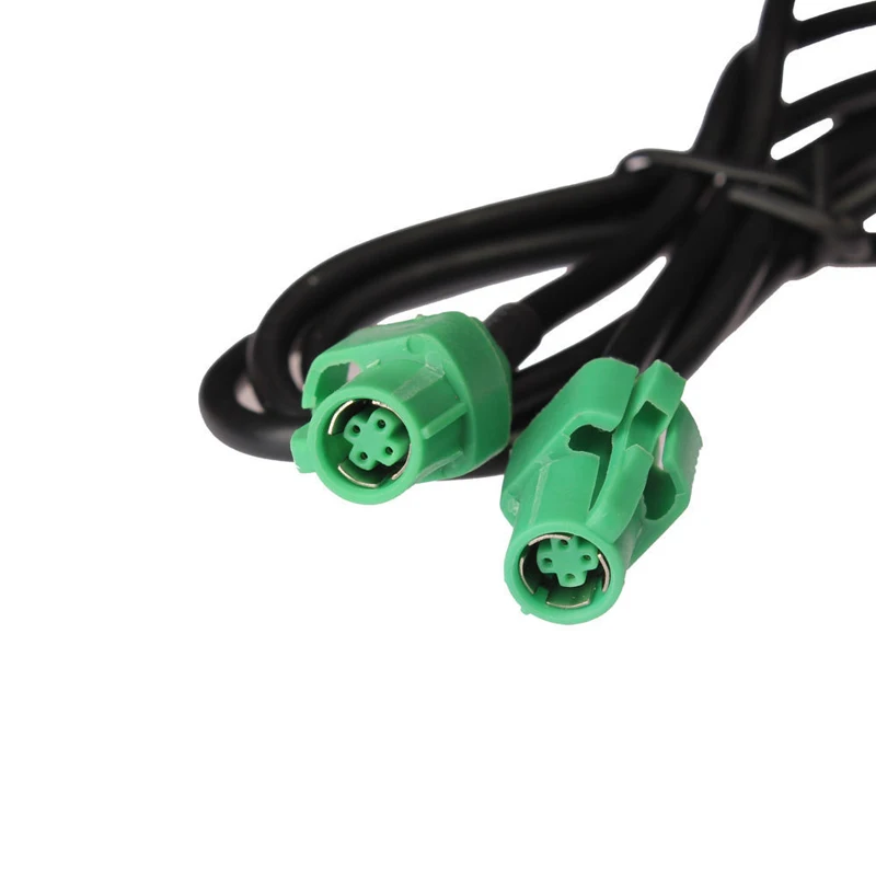 Biurlink круглое 4-контактное отверстие AUX USB-кабель адаптер для BMW 3 5 серии E87 E90 E91 E92 X5 X6