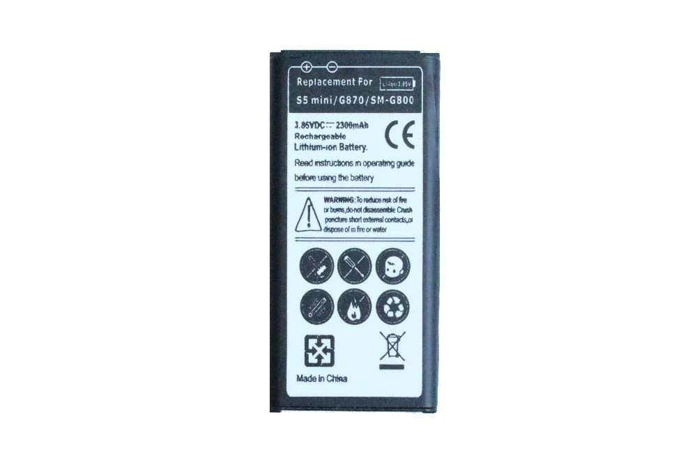 10 шт./лот 2300 мАч EB-BG800BBE батарея для SamSung Galaxy SV Mini S5 mini G870 SM-G800F SM-G800H G800 Batterie Batterij Bateria |