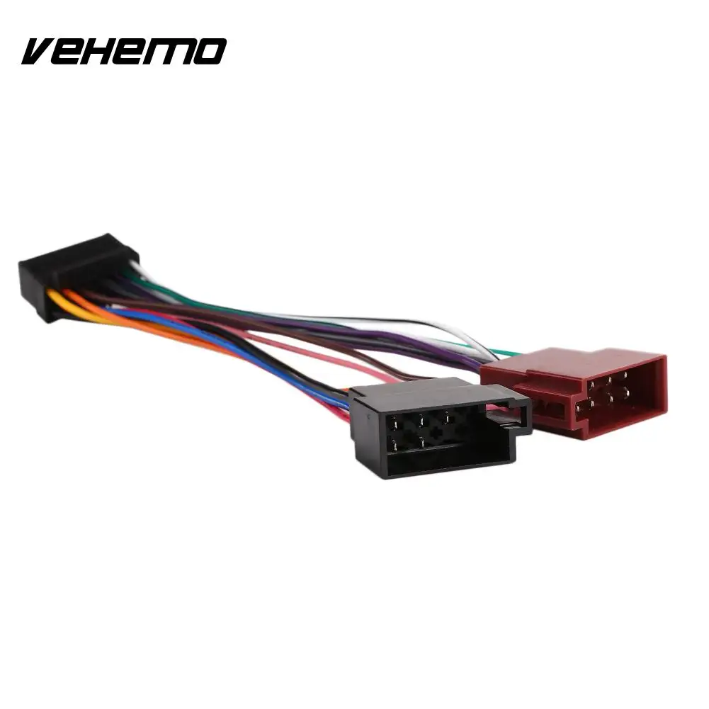 Vehemo Sksy16 21 + Iso 16Pin проводов разъем автоматической проводки радио жгут прочный