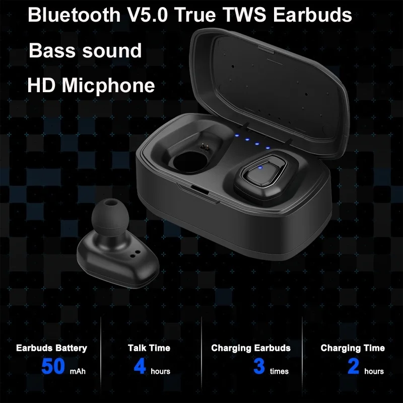 A7 мини Беспроводной наушники вкладыши TWS True беспроводные Bluetooth V5.0 гарнитура Hi Fi