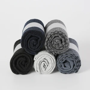 Носки MWZHH мужские из бамбукового волокна, брендовые деловые, дышащие теплые длинные, размер 39-46, 10 пар, Осень-зима