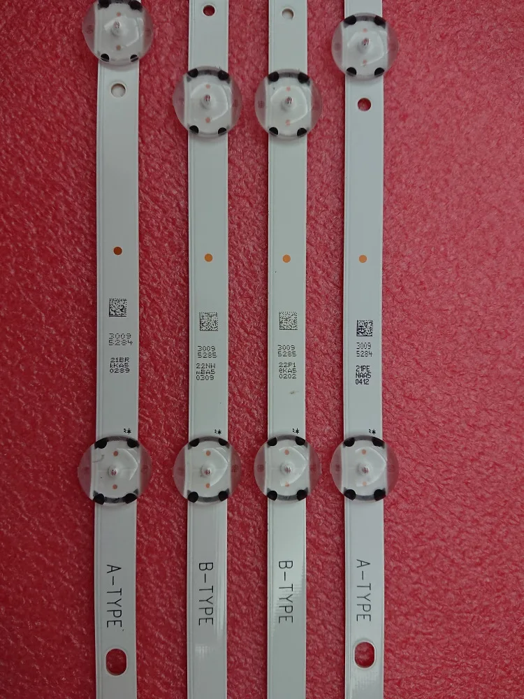 Новинка 10 комплектов = 40 шт. 820 мм Светодиодная лента с подсветкой для TOSHIBA 43U6663DB JVC