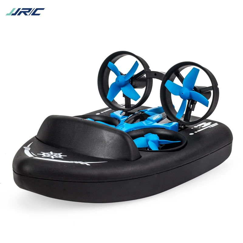 Новинка JJRC H36F 3 в 1 Радиоуправляемый Дрон Квадрокоптер автомобиль ховеркрафт