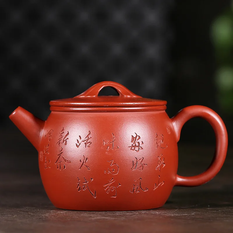 Yixing знаменитый Фан Zehong все руки zhu грязь dahongpao Радужный нефритовый пояс чайник из