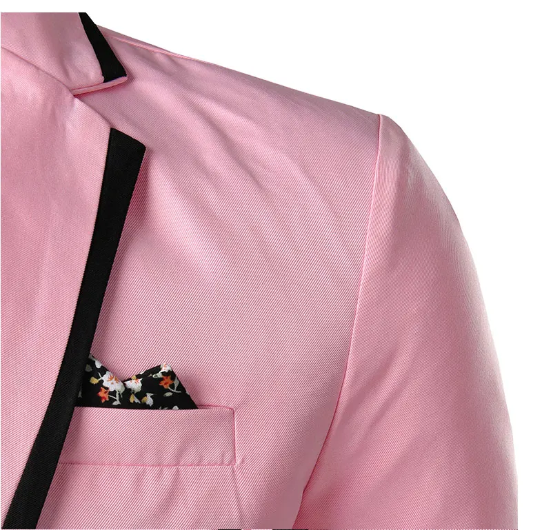 SUKIWML, 5XL, Мужской Блейзер, белый,, на одной пуговице, Casacas Para Hombre, однотонный Блейзер, Masculino, повседневный мужской костюм, повседневные куртки