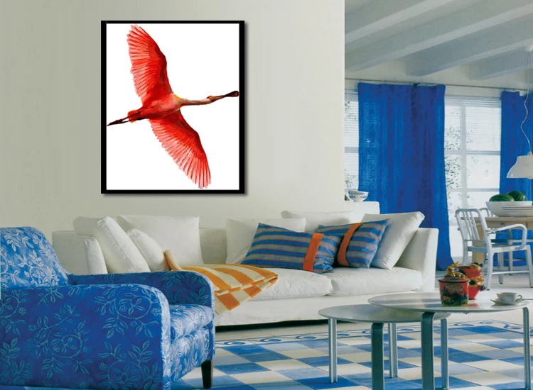 

Framed Flying bird Painting Canvas Wall Art Picture Home Decoration Living Room Canvas Print Modern Painting 1SC-YMDGS
