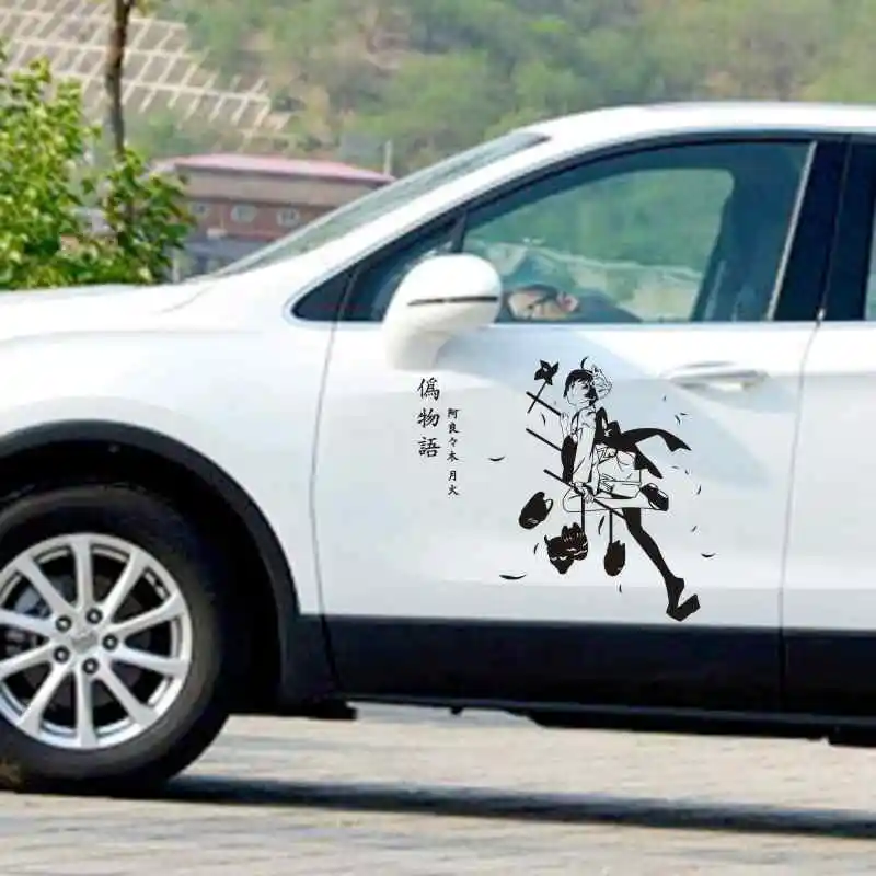 Monogatari серии настенные наклейки виниловые на стены домашний декор декоративные