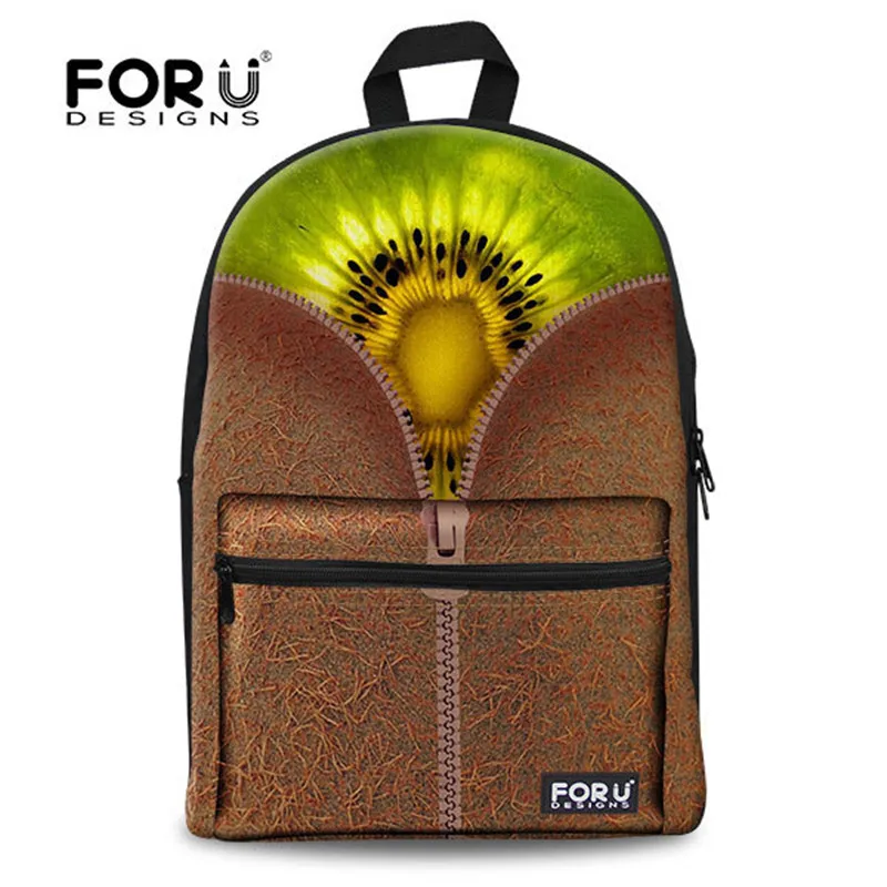 

Women Backpack Watermelon School bag Casual Sweet Fruit Girls Schoolbag Women School Backpack Student Shoulder Bags FORUDESIGNS