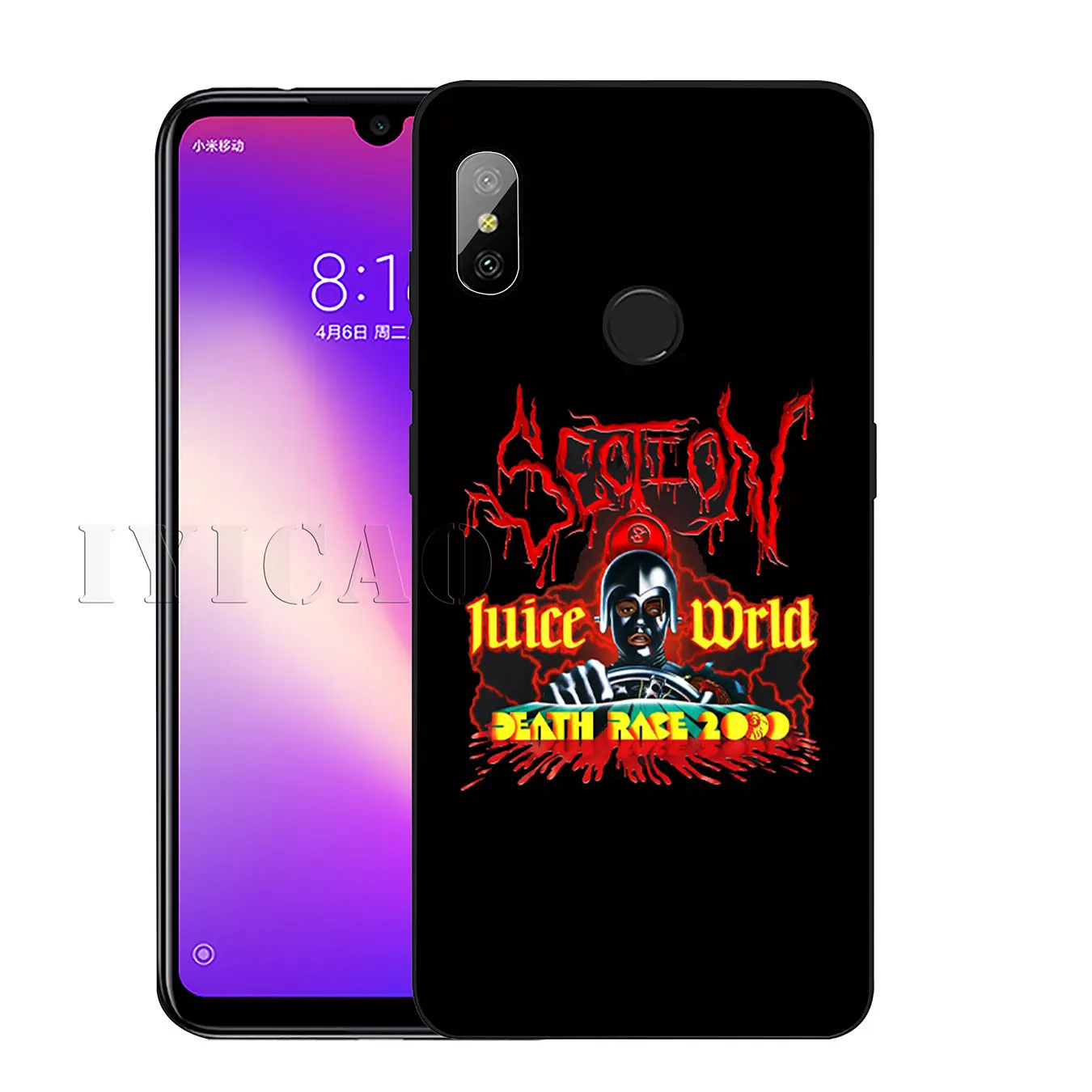 IYICAO Juice WRLD Death Race For Love Soft Silicone Case for Xiaomi Redmi K30 K20 8A 7A 6A 5A S2 GO Note 8 8T 7 5 6 Pro |