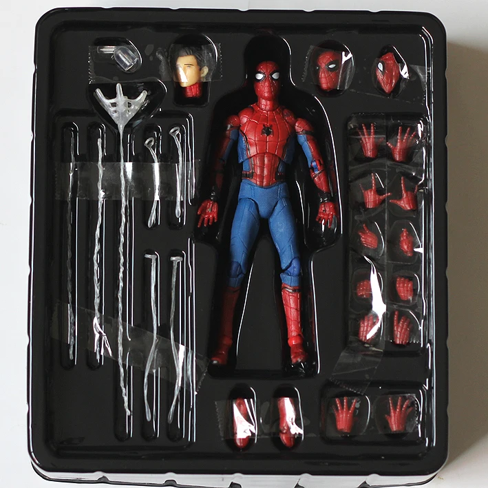 Marvel Legends MAF047 Человек-паук супер герой Удивительный ПВХ Фигурка 15 см 6&quot | Игрушки и