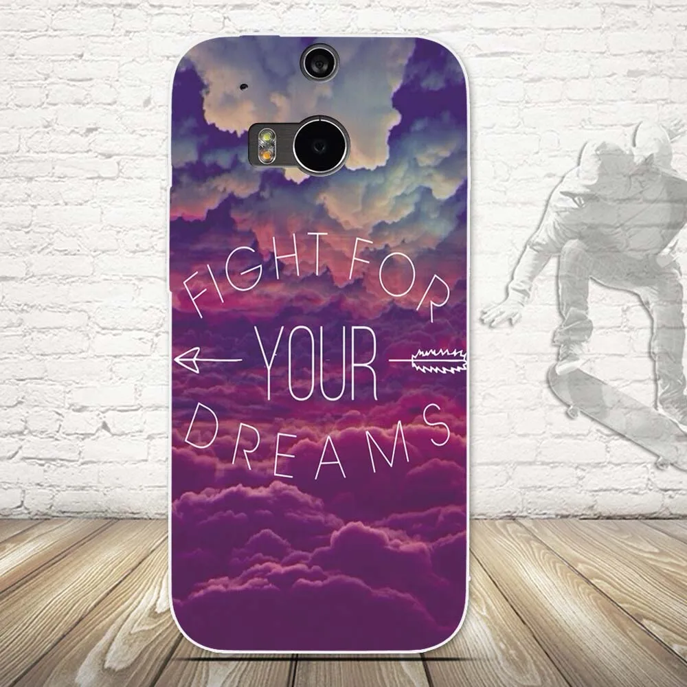 Чехол для HTC One M8 M8s Мягкая силиконовая задняя крышка M8S чехол с принтом в виде