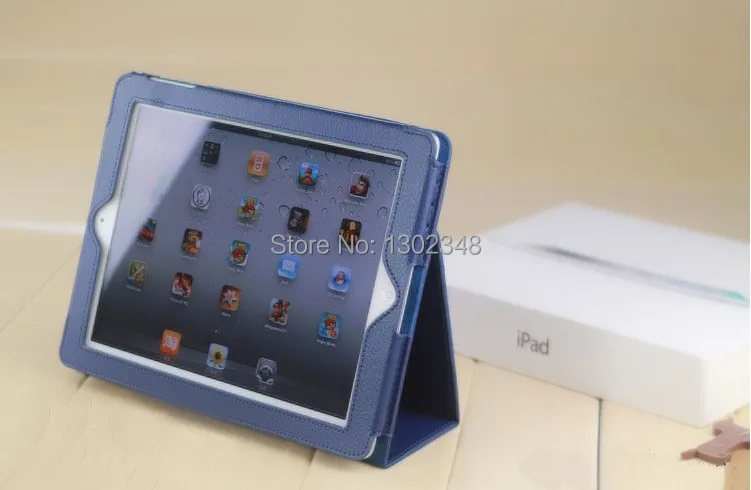 Ультратонкий чехол книжка из искусственной кожи с откидной крышкой и для Apple iPad 2 3