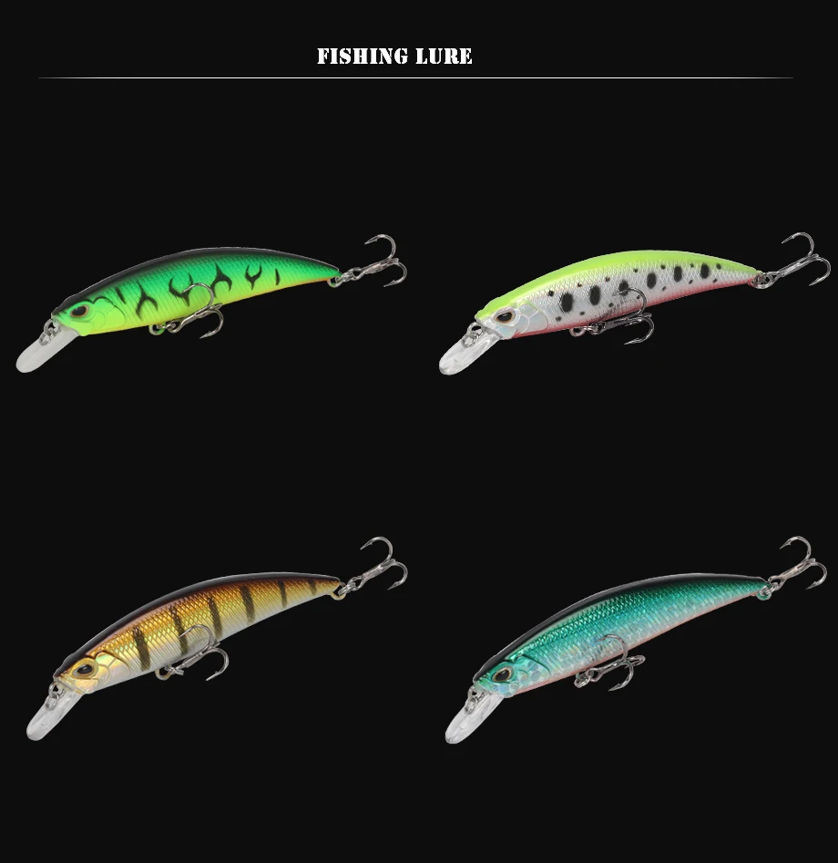 Walk Fish, 1 шт., гольян, 80 мм, 9,5 г, профессиональный подвесной хвостовик, рыболовный воблер, глубина 0-1,5 м, приманка для окуня, щуки, приманка, рыболовные снасти