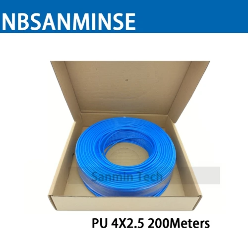 NBSANMINSE 200 м/100 м PU труба пневматический шланг Труба PU шланг диаметр. На возраст 6, 8, 10, 12 лет 14 16 низкая Давление для сжатого воздуха только в том случае