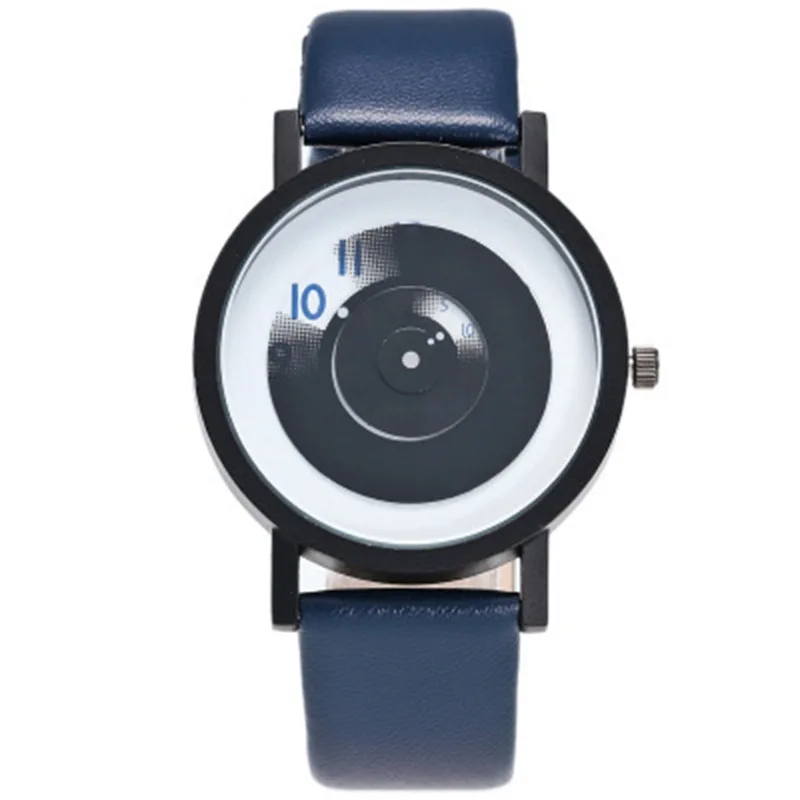 Sports leisure quartz men's watch turntable pointer design women's ladies | Наручные часы