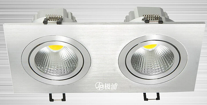 1 шт. Бесплатная доставка приглушаемый двойной монолитный блок светодиодов 20 Вт