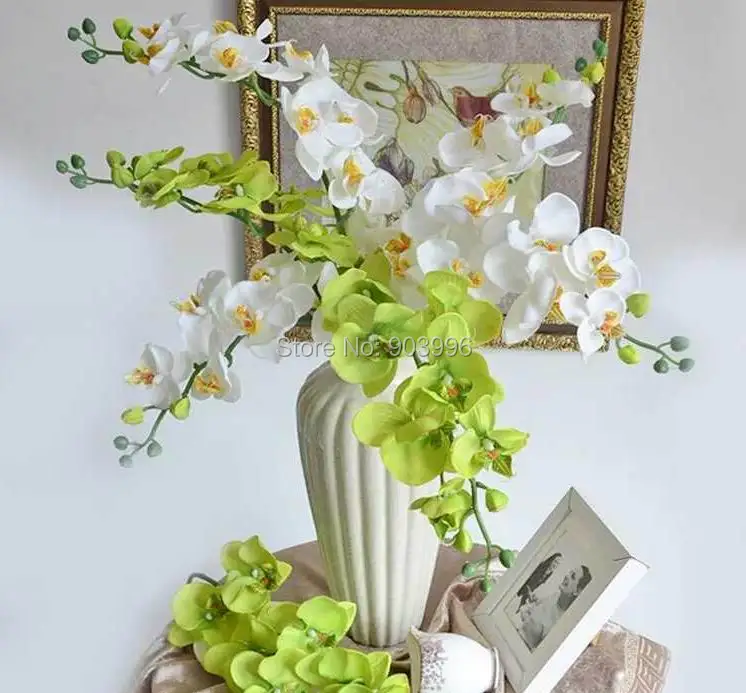 Koop Spr 30 Stks/partij Kunstmatige Vlinder Orchidee Zijde Bloem Bruiloft Tafel Centerpieces Bloemen Decoratie Zelfs Planning Gratis Verzending
