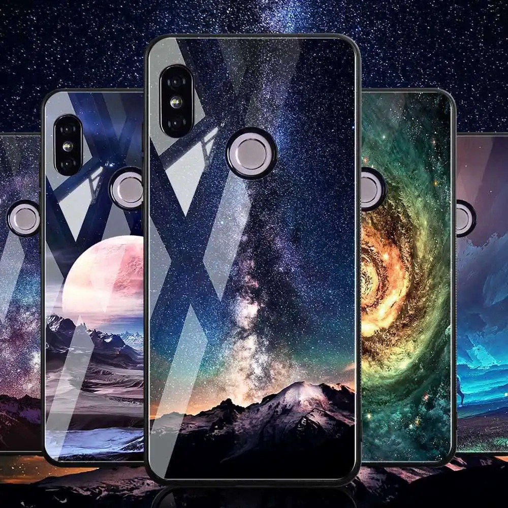 Чехол TOMKAS из закаленного стекла для Xiaomi Redmi Note 5 6 Pro Global 4X Space Case Plus 6A чехлы Mi A1 A2 Lite |