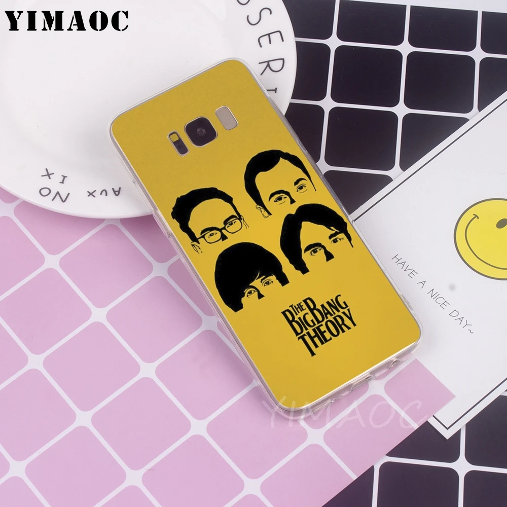Мягкий чехол YIMAOC с теорией Большого Взрыва для Galaxy j3 j5 j6 j7 A5 2016 2017 A6 A9 2018 Note 8 9 S7 edge S8