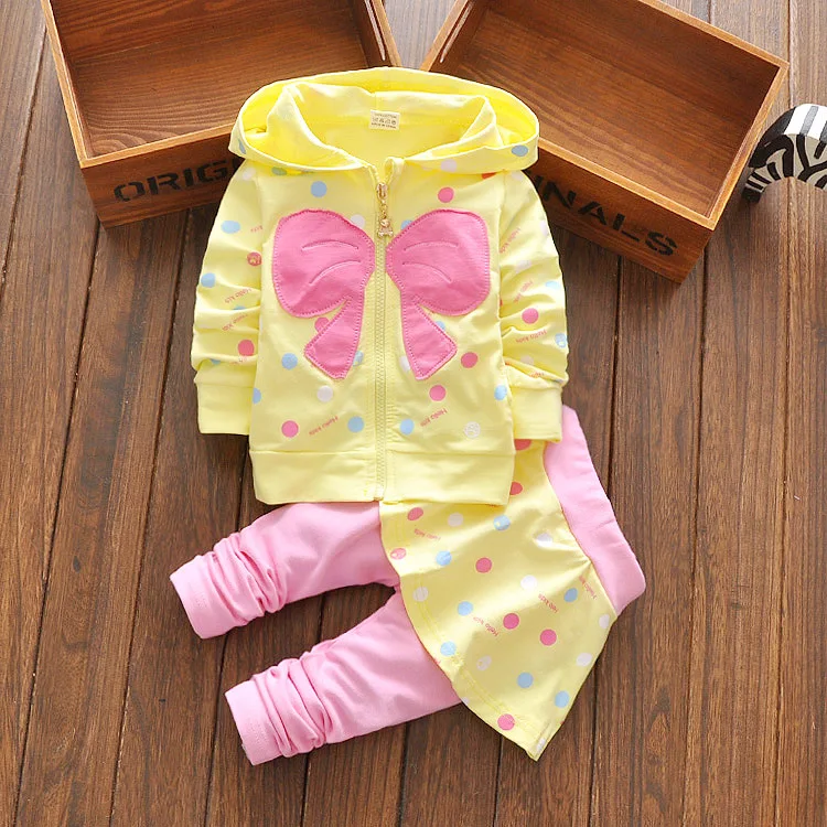 Heat! Новинка 2016 весенне-Осенние костюмы платье для маленьких девочек хлопковая