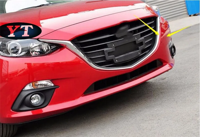 Авто Заглушка Отверстия для буксировочного крюка для Mazda 3, автостайлинг