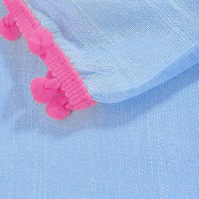 Vertvie Baby Girls Swim Dresses Kids Beach Cover-Ups Tassel Hook Flower Fringe Sundress Child Summer Swimwear Cover Up