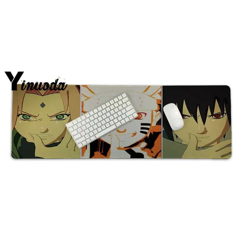 Yinuoda Наруто Саске и UchihaMadara клавиатура коврики для игровой мыши Размер для 300*700*2 мм и 300*900*2 мм коврик для игровой мыши - Цвет: 30X70cm