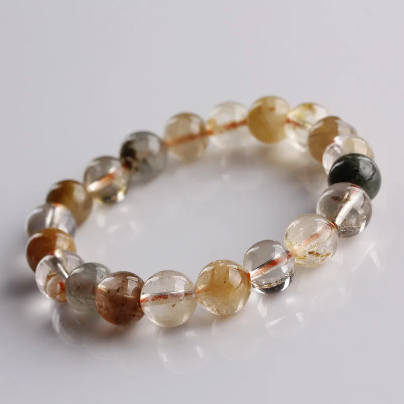 2017 рутилированные кварцевые браслеты для влюбленных и модные из натурального