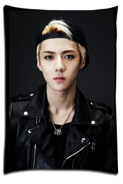 Горячая Распродажа EXO Sehun Наволочки Прохладный K о себе Хун наволочки для подушек