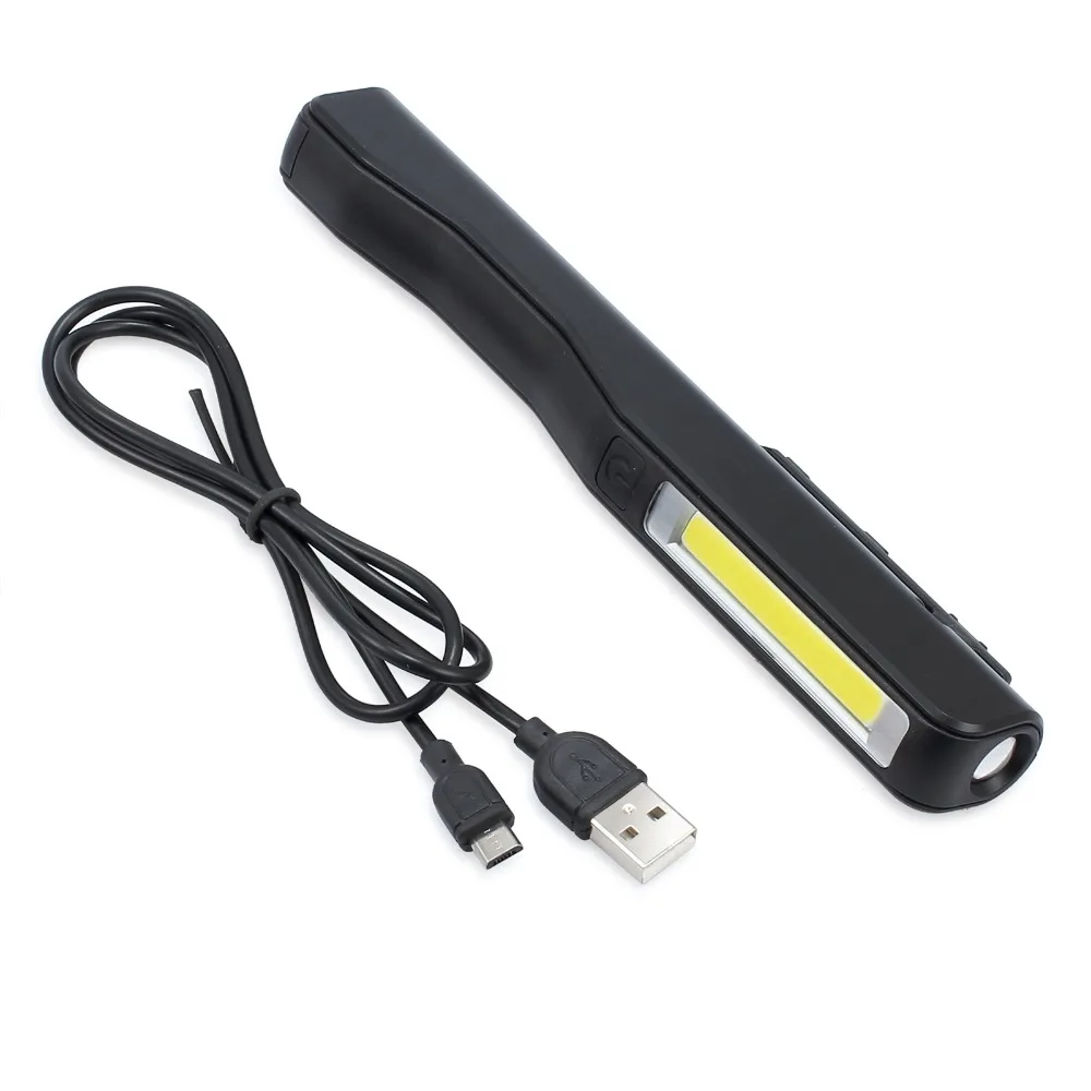 Перезаряжаемый Мини Супер яркий USB COB светодиодный светильник с магнитной