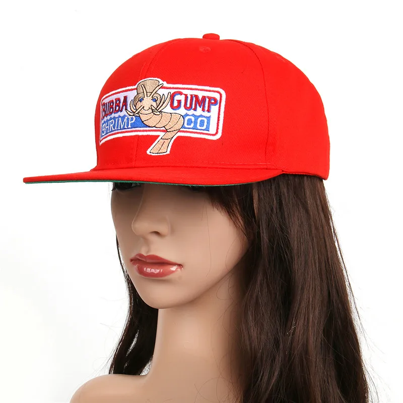 Ретро 1994 бейсболка BUBBA GUMP с креветками черная летняя шапка вышивкой Мужская кепка