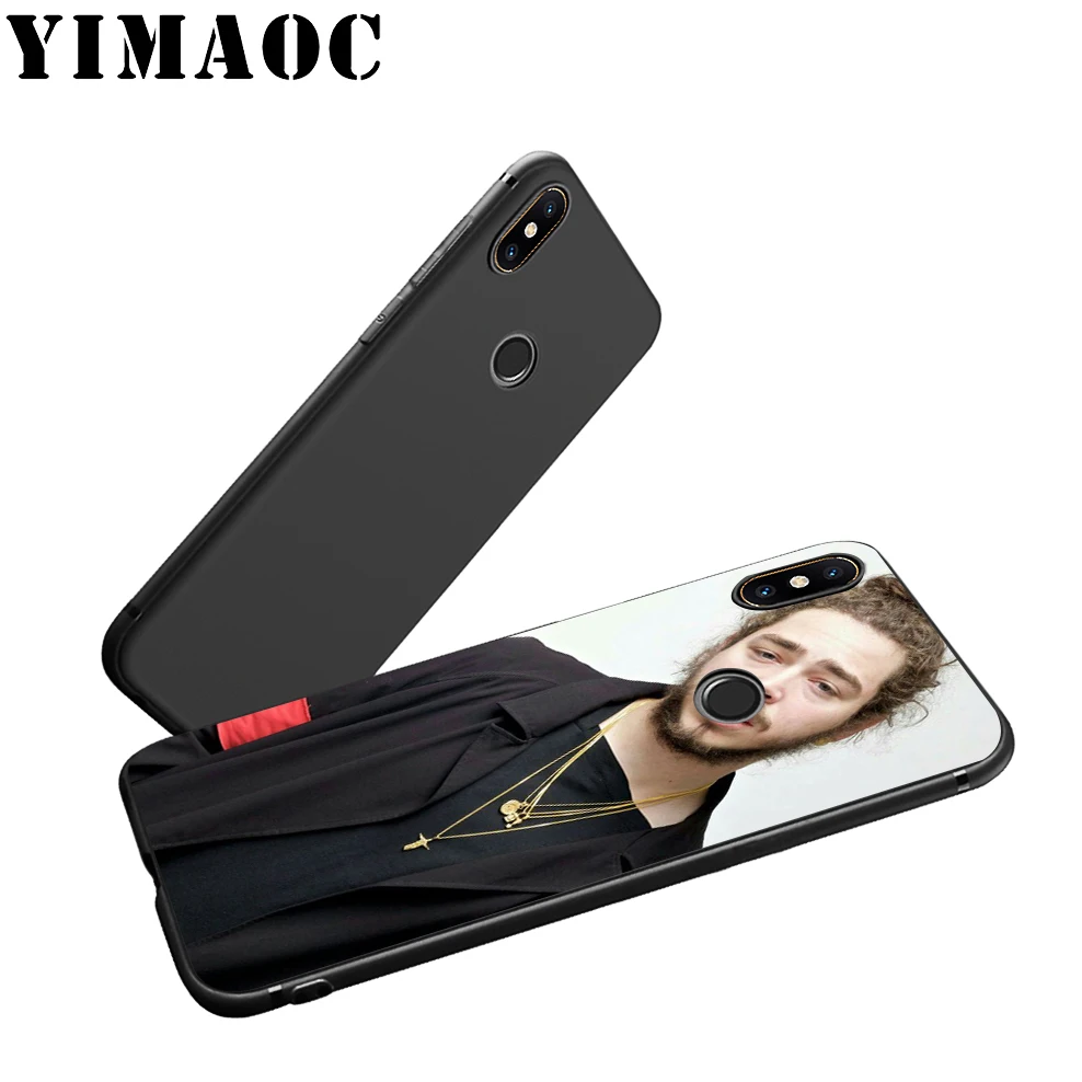 YIMAOC Post Malone Soft Silicone Case for Xiaomi Redmi Note 9 Mi 8 Se 7 6 6A A1 A2 4X 4A 5A 5 MAX 3 MiA1 |