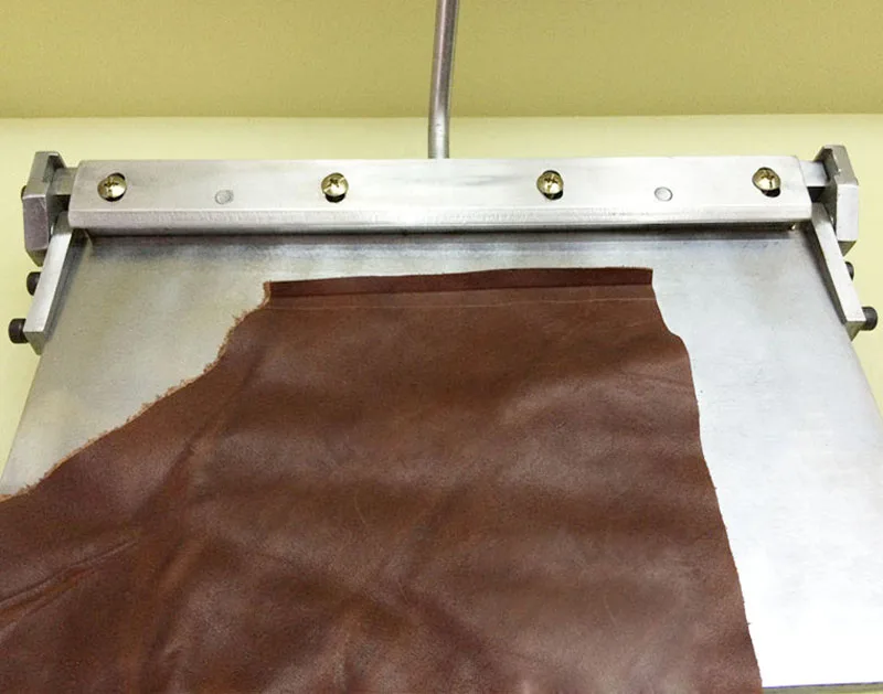 Free Shipping 1pc 14" 350MM Leather Sewing Tool Manual Edge Folding Machine Bag Linear Folder | Инструменты