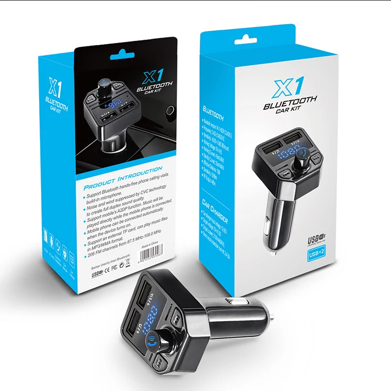Автомобильный FM трансмиттер rylyхорос беспроводной модулятор с поддержкой Bluetooth MP3