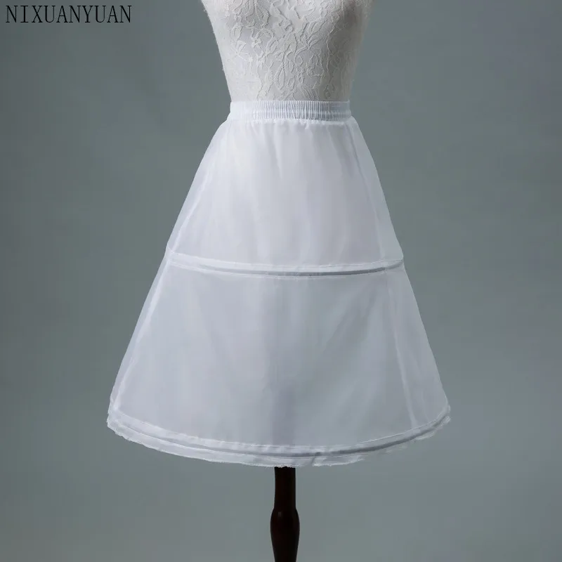 NEW 2 Hoops White A Line Long Flower Girl Dress Petticoat Kids Ballet Child Crinoline Tutu Skirts Girls Underskirt | Свадьбы и