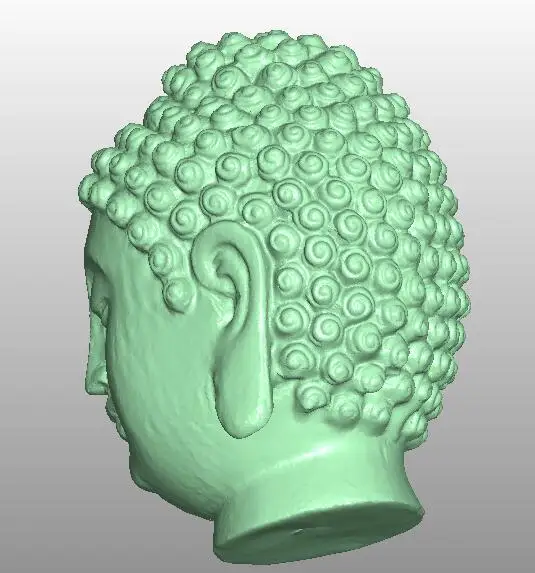 3D модель stl формата для фрезерный станок с ЧПУ сброса 4 оси в форме головы Будды|3d