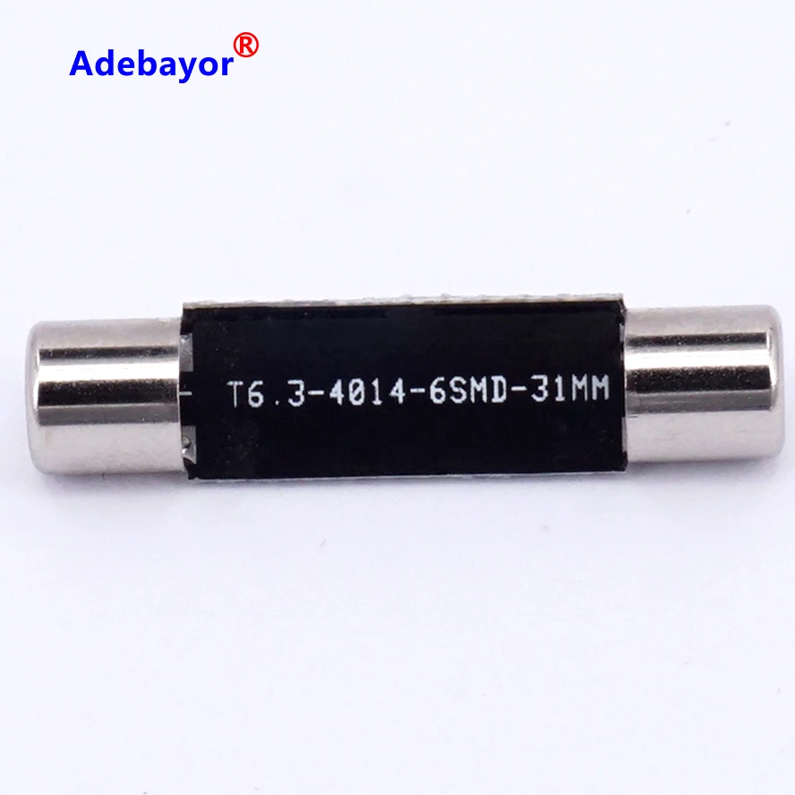 10X T6.3 ксеноновая белая C5W гирлянда лампа 31 мм 4014 SMD 6 LED Автомобильная интерьерная