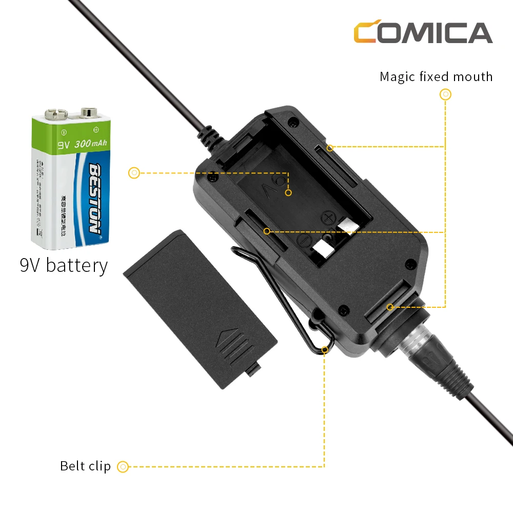 COMICA LinkFlex AD2 XLR/6 35 мм до 3 5 аудио предусилитель адаптер с фантомным питанием для