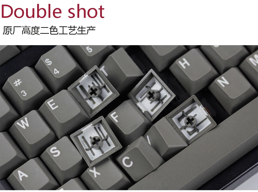 Dolch Толстая PBT двойная съемка 106 клавиш Вишневый профиль MX переключатели механическая клавиатура keycap продаются только брелки