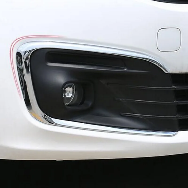 Tonlinker внешняя передняя противотуманная фара наклейки для Citroen C-Elysee-19 автомобильный Стайлинг 2 шт ABS хромированные наклейки